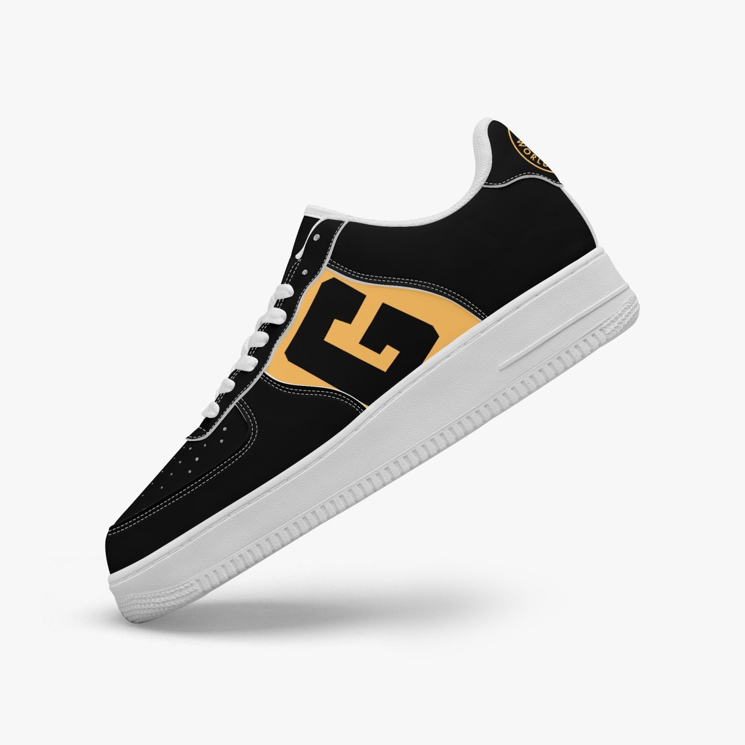 GFACE AF1 Low-Top Leather Sports Sneakers