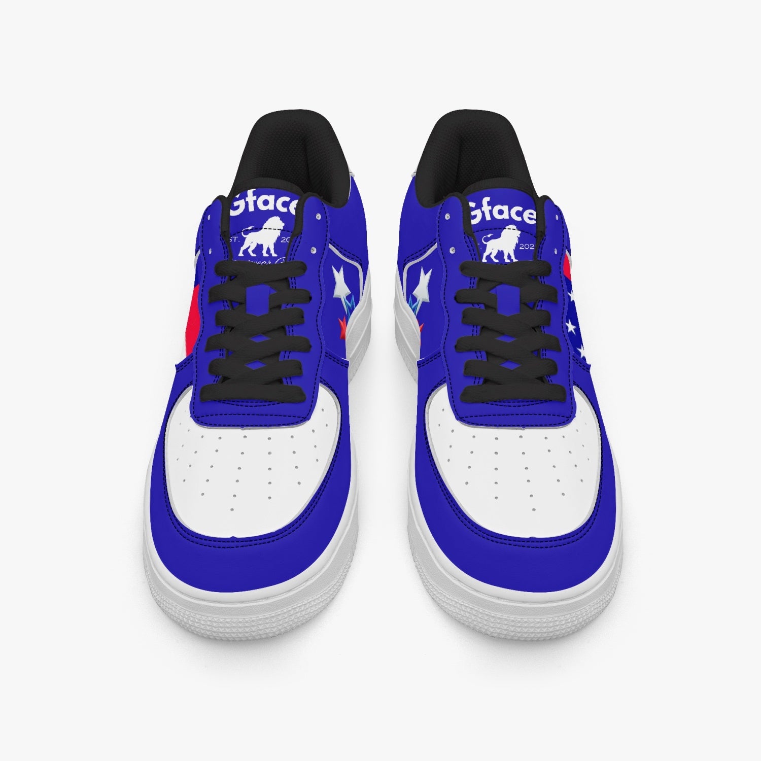 Gface PRIDE USA AF1 Unisex Low-Top Leather Sports Sneakers