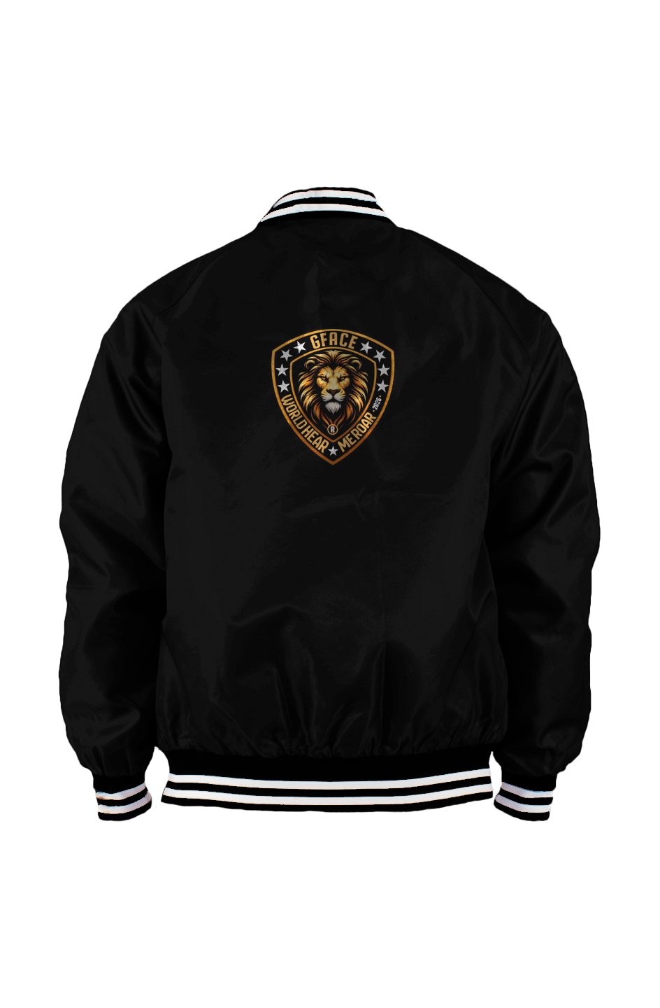Mens Gface Varsity Embroidered Bomber Jacket 
