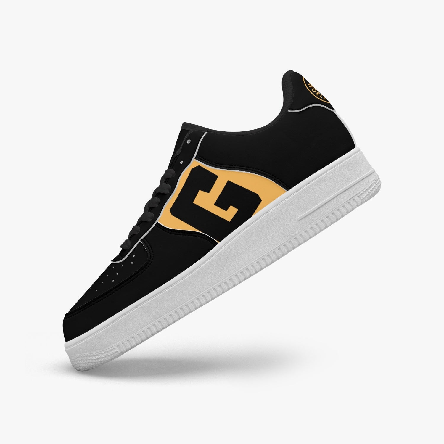 GFACE AF1 Low-Top Leather Sports Sneakers