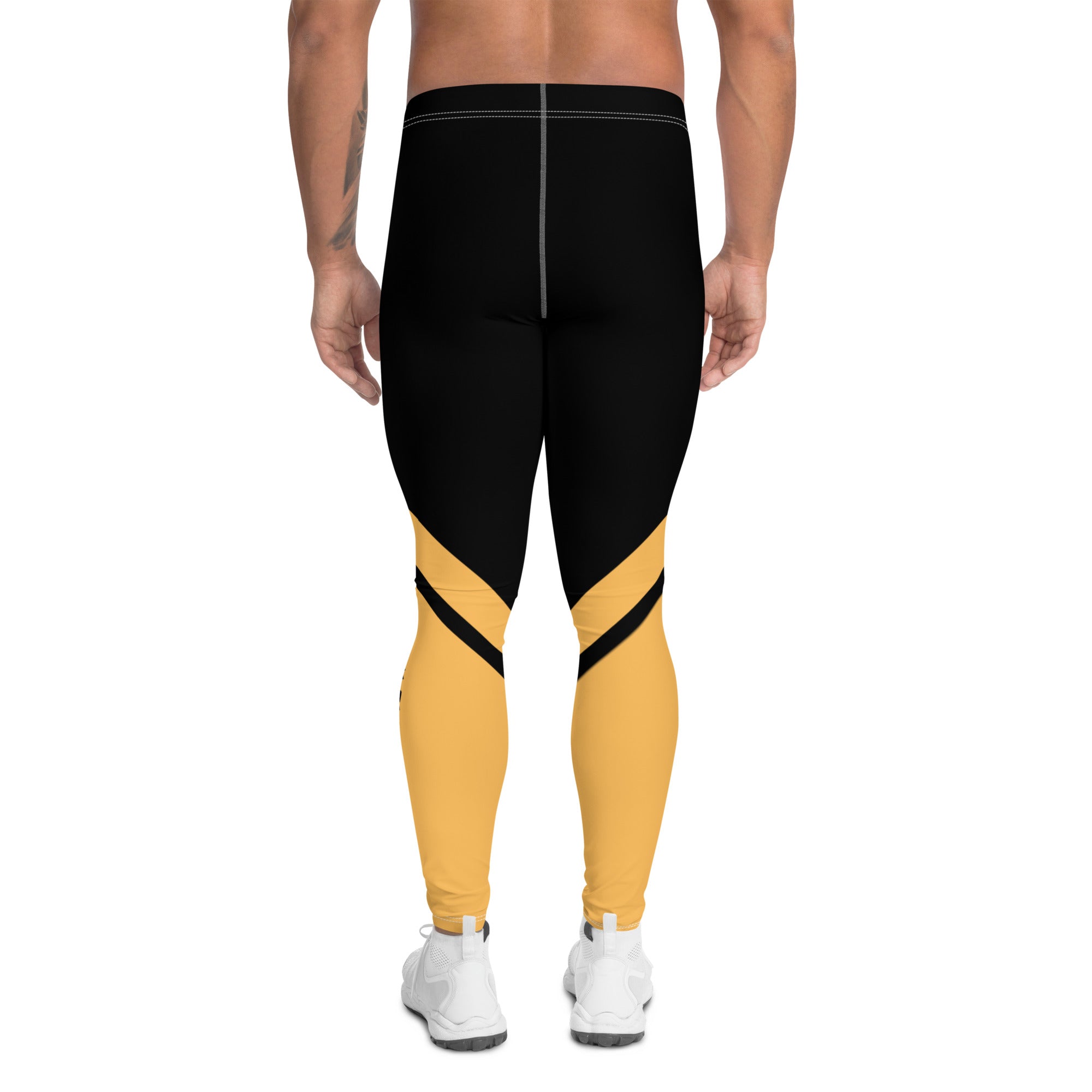Gface Men's Leggings Black/Gold World Hear Me Roar