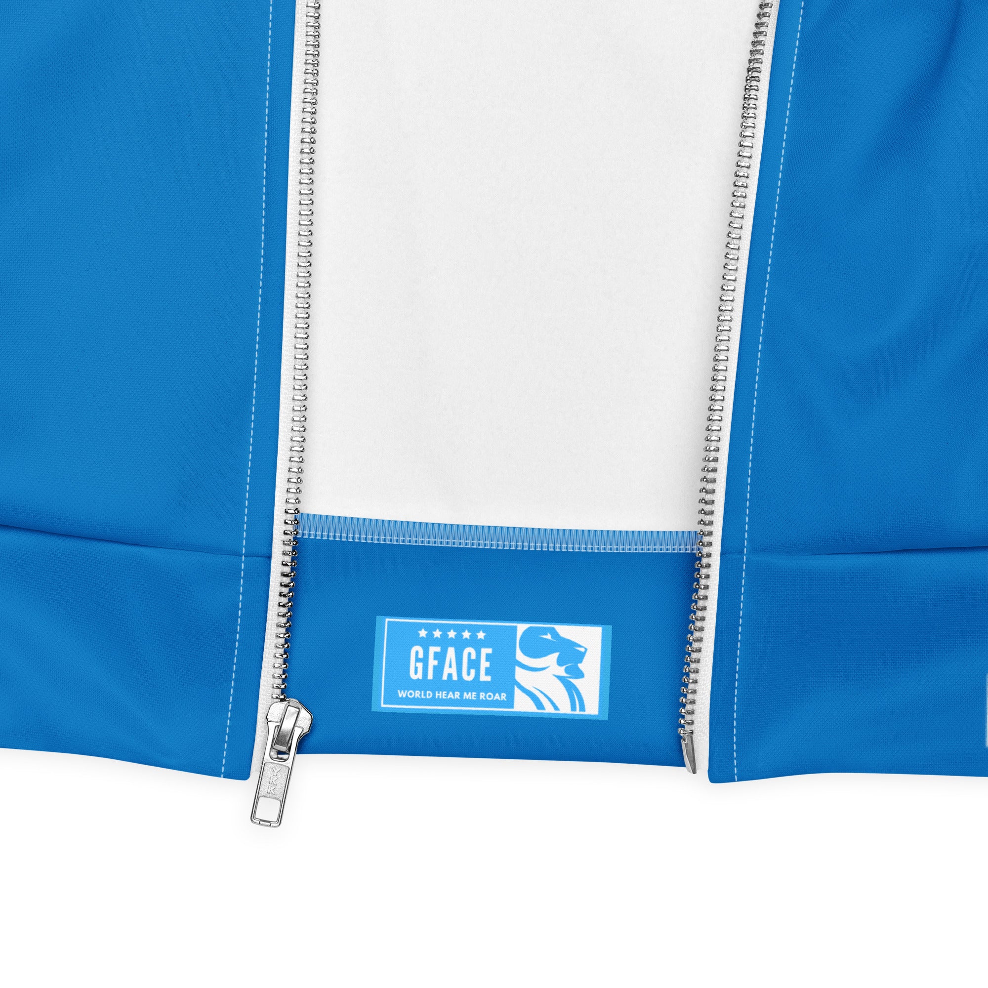 Unisex (W/L.Blue) Bomber Jacket GFACE Sport