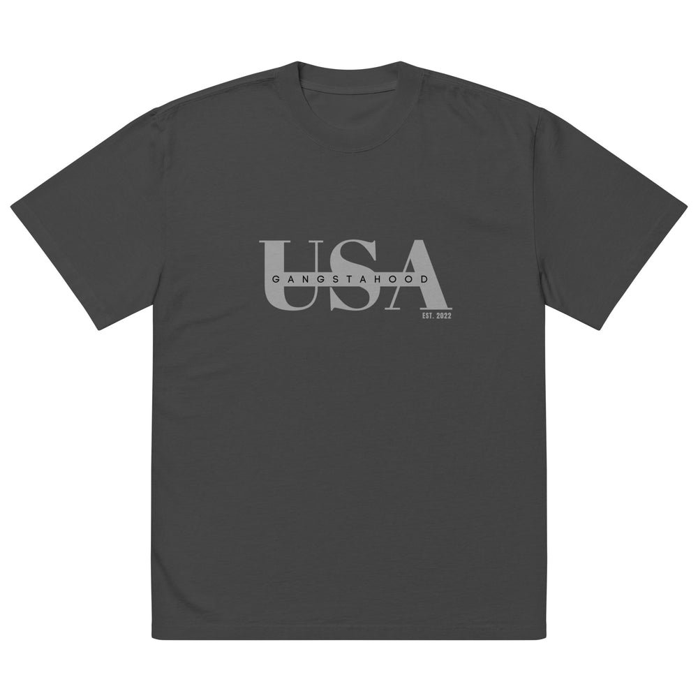 Oversized faded t-shirt Gangstahood Usa