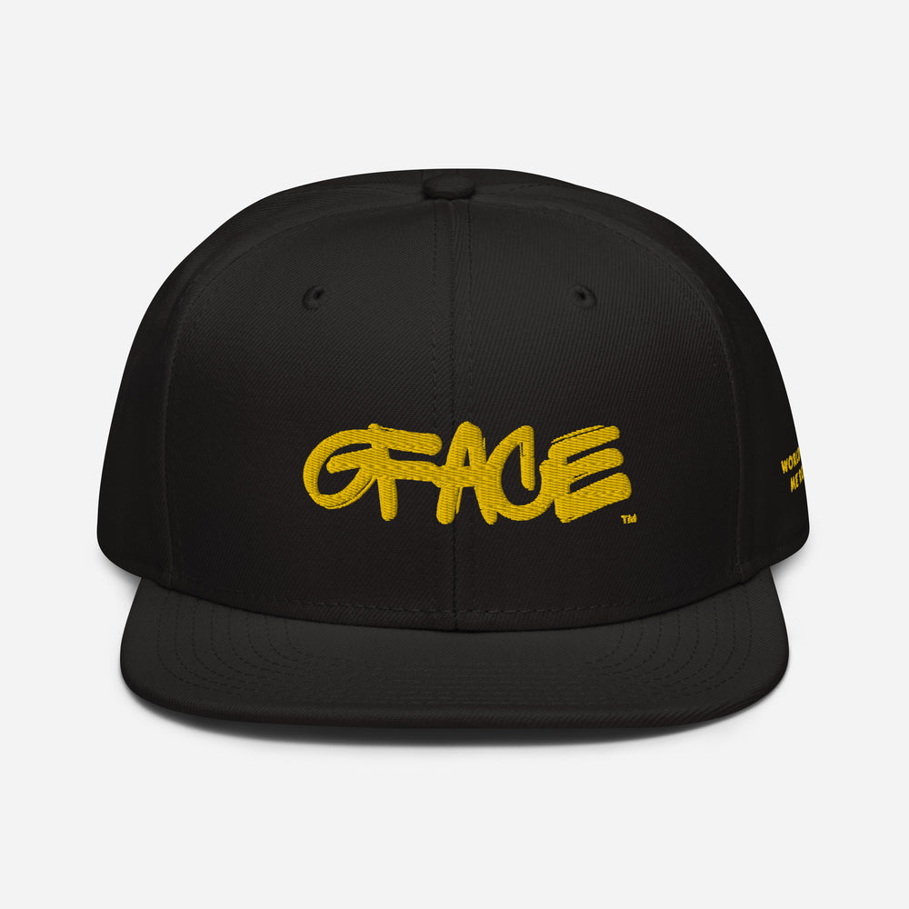 Gface Snapback Hat Gold Wild Style