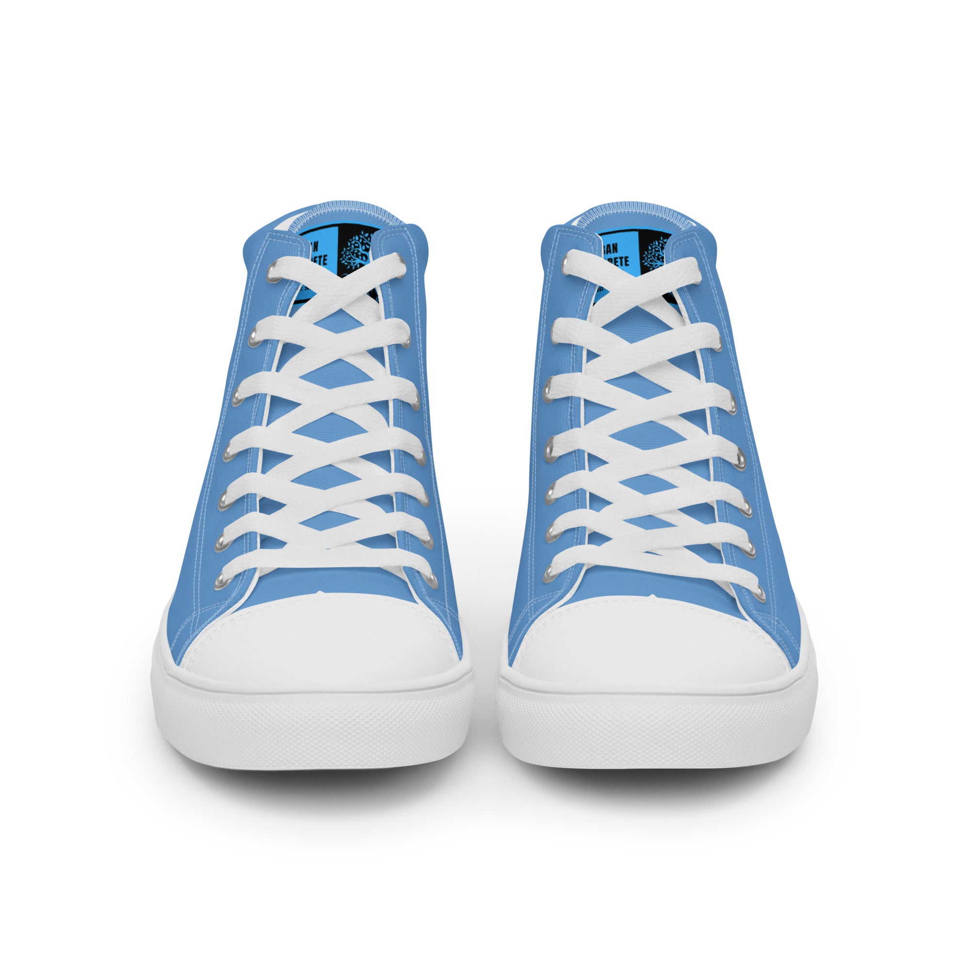 Women’s high top canvas GFACE Blue Urban Concrete Jungle Kicks