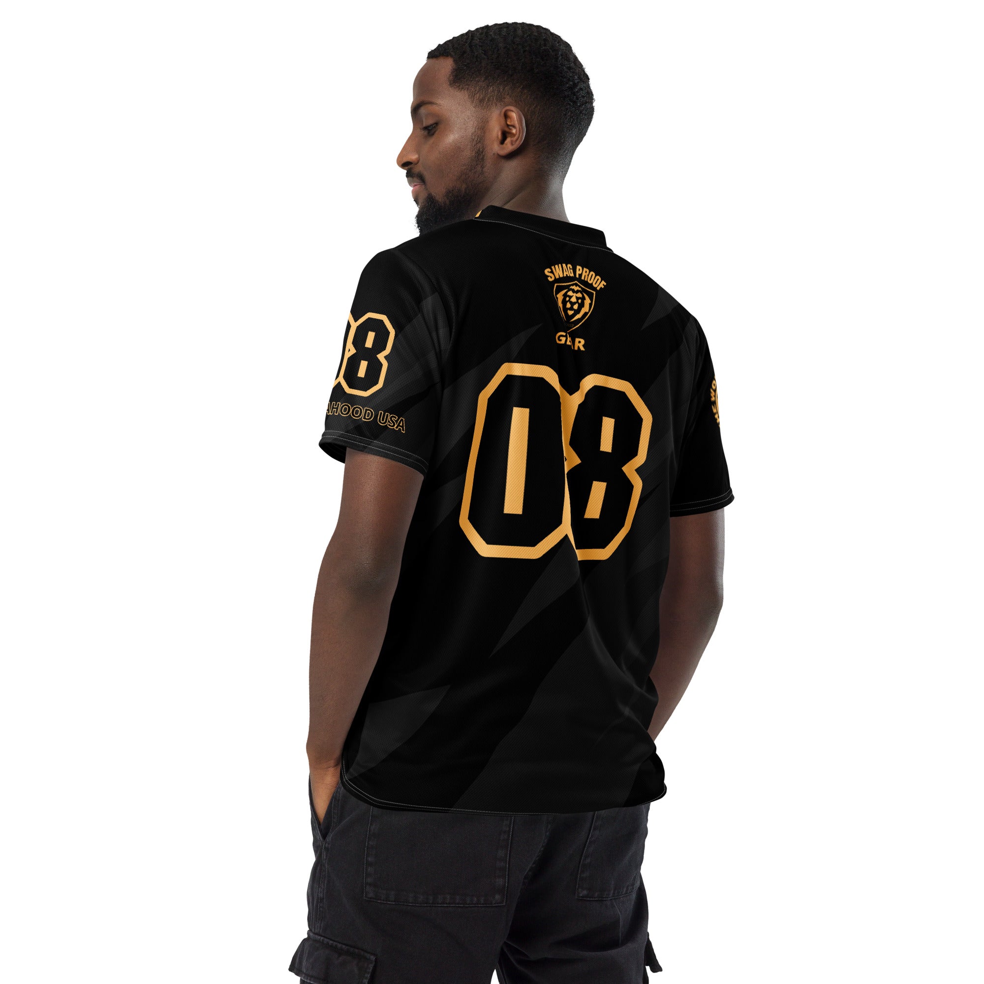 unisex sports jersey Gangstahood Usa Player King Swag