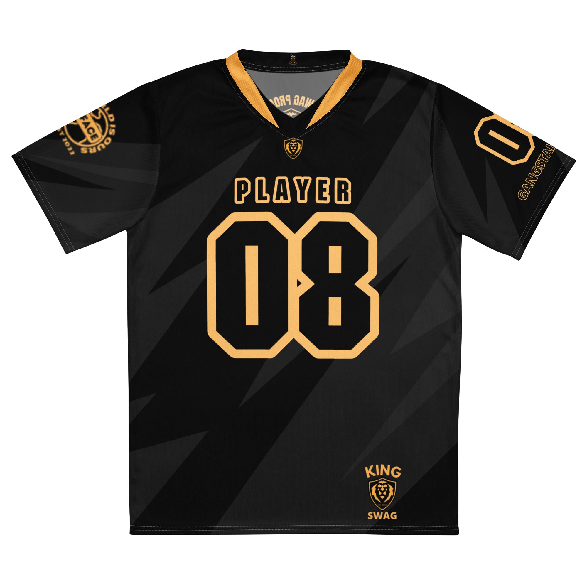 unisex sports jersey Gangstahood Usa Player King Swag