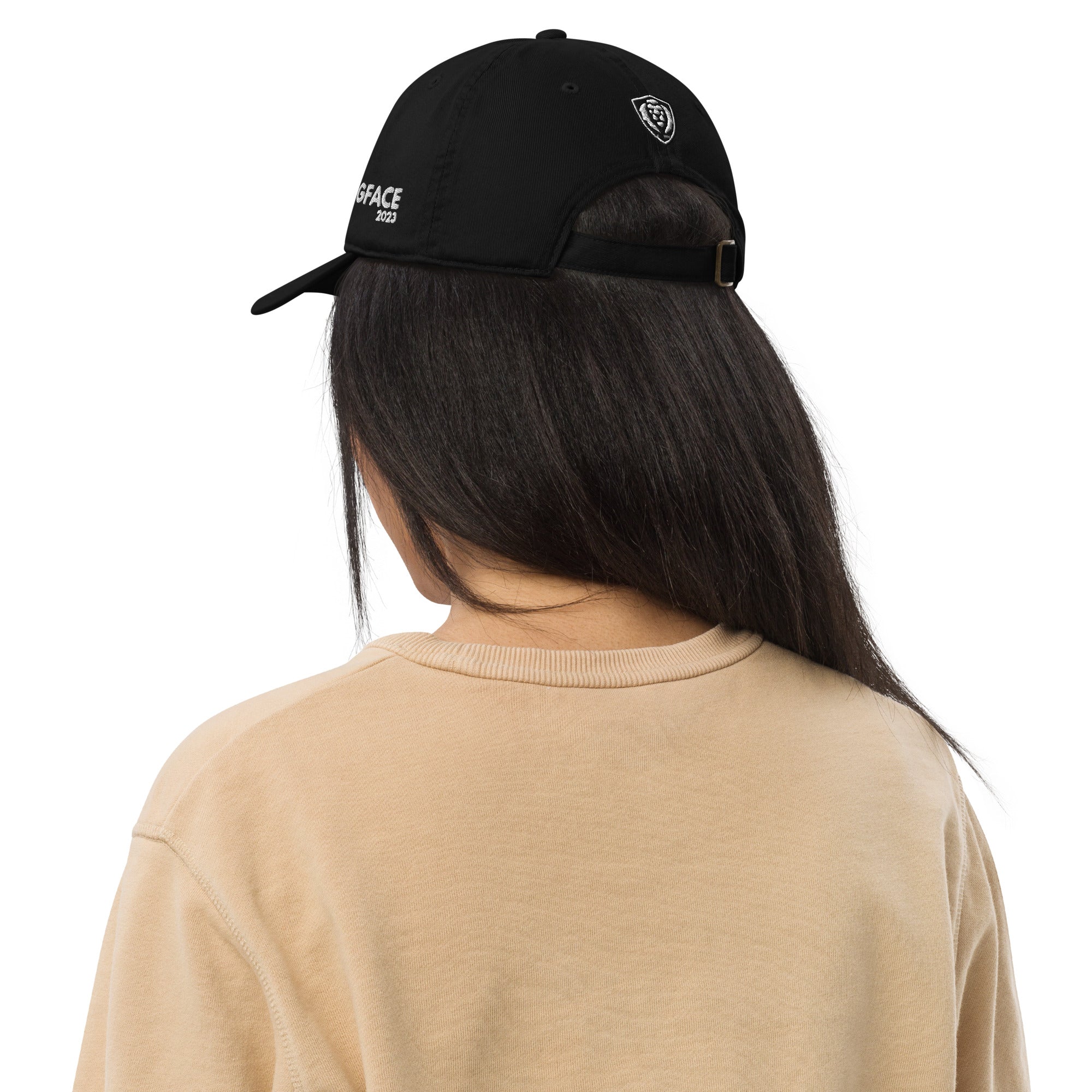 Organic black dad hat Gface Swag