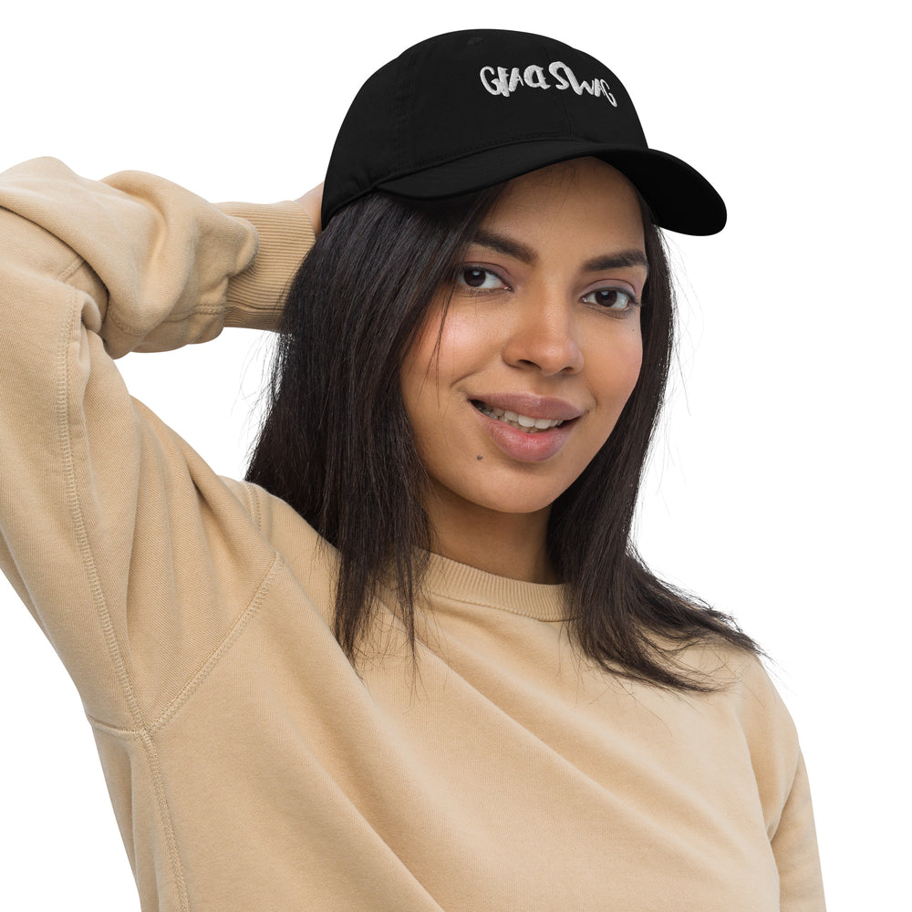 Organic black dad hat Gface Swag