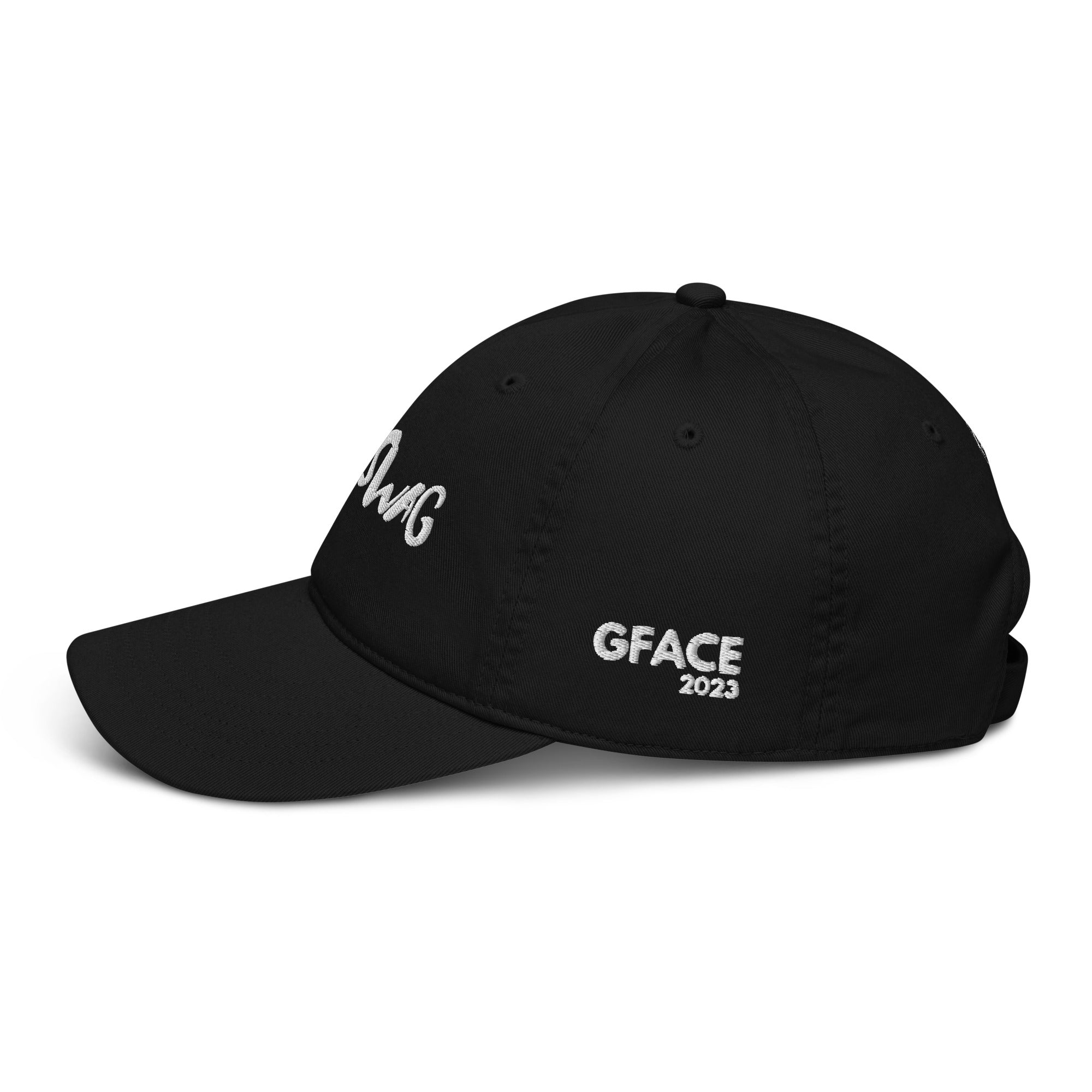 Organic black dad hat Gface Swag