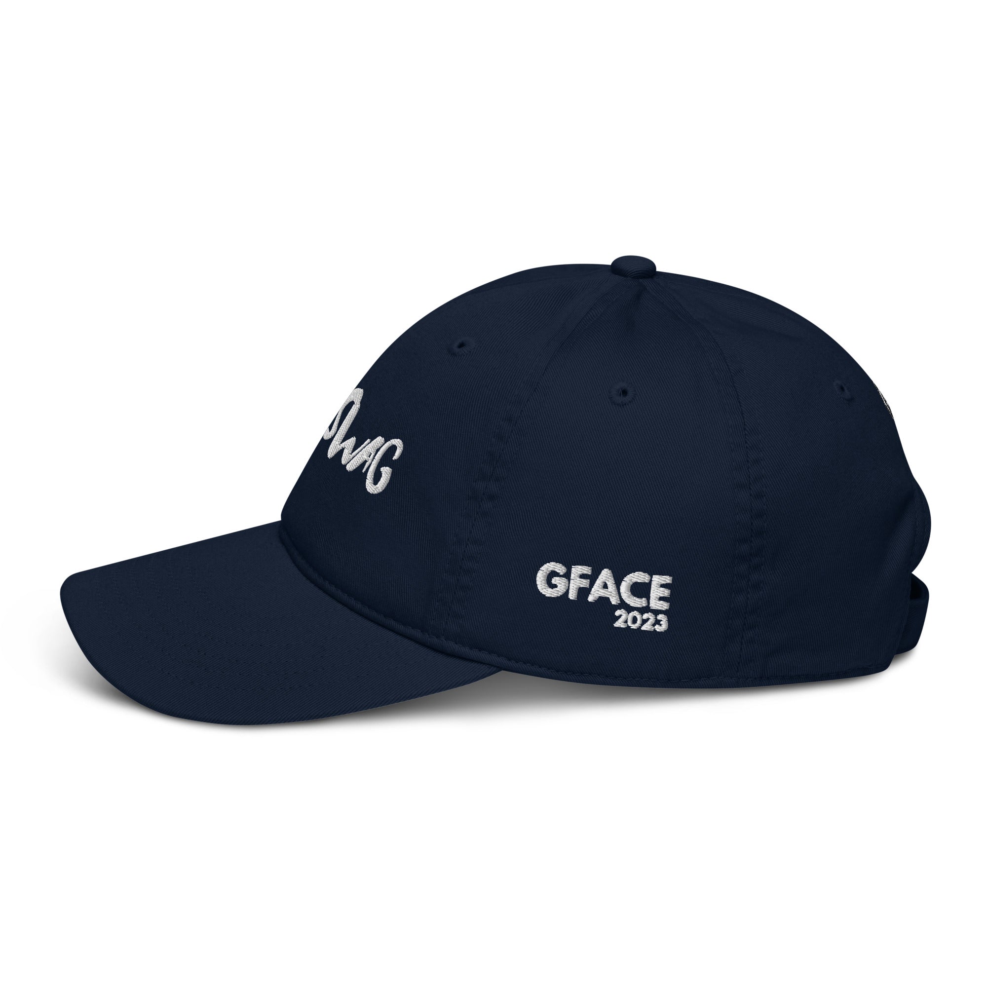 Organic blue dad hat Gface Swag
