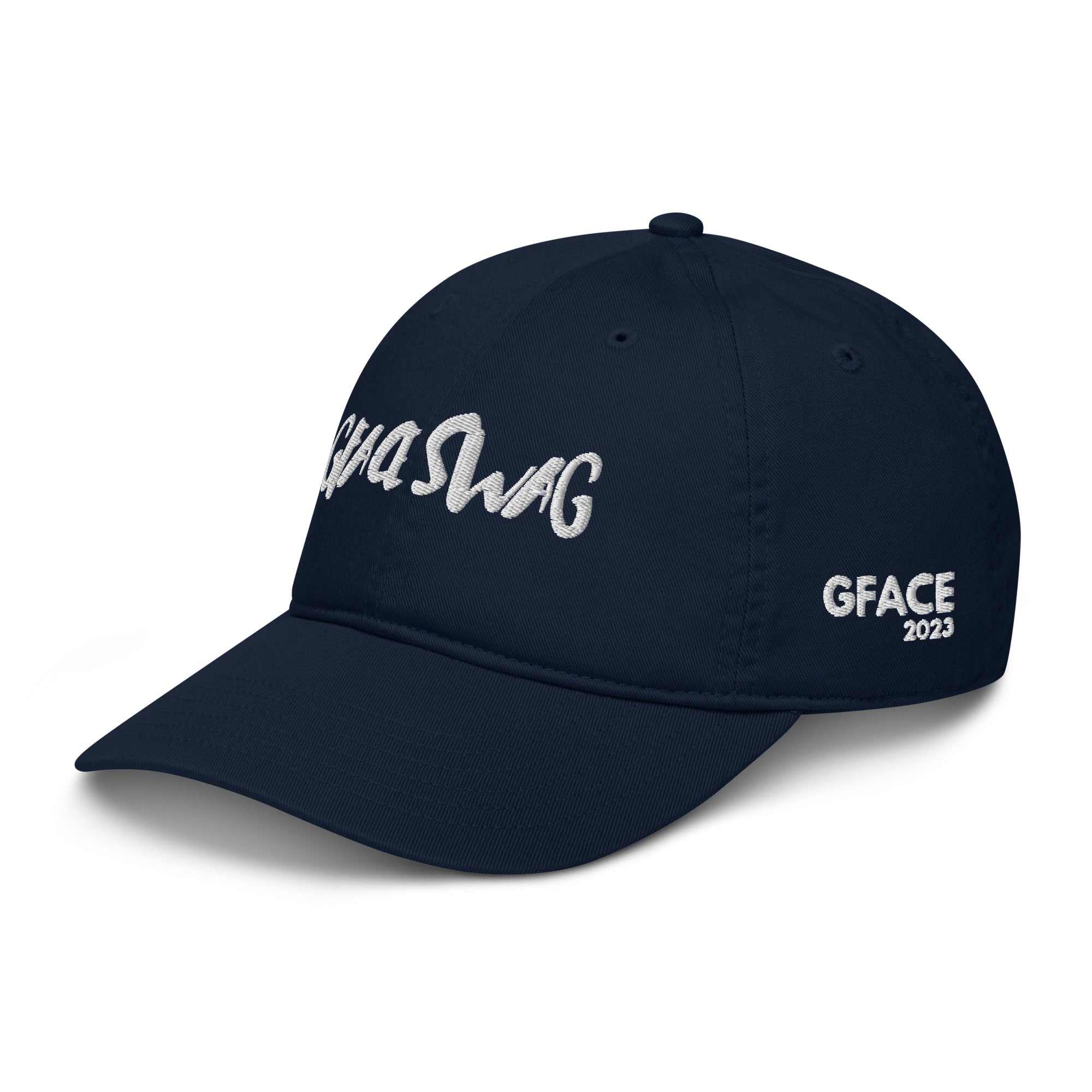 Organic blue dad hat Gface Swag